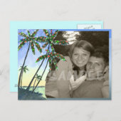 Cartes Pour Fêtes Annuelles Noël côtier (Devant / Derrière)