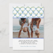 Cartes Pour Fêtes Annuelles Noel côtier | Élégante photo de Noël côtier (Dos)