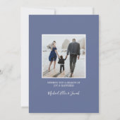 Cartes Pour Fêtes Annuelles Noël côtier Joy Seashell Holiday 3 Photos (Dos)