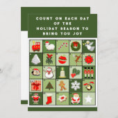 Cartes Pour Fêtes Annuelles Noël créatif (Devant / Derrière)