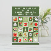 Cartes Pour Fêtes Annuelles Noël créatif (Debout devant)