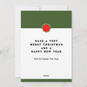 Cartes Pour Fêtes Annuelles Noël créatif (Dos)