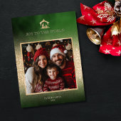 Cartes Pour Fêtes Annuelles Noël Crèche religieuse Scène Famille Photo