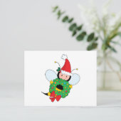 Cartes Pour Fêtes Annuelles Noël d'abeille (Debout devant)