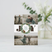 Cartes Pour Fêtes Annuelles Noël d'Acorn Wreath (Debout devant)