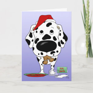 Cartes Pour Fêtes Annuelles Noël dalmate