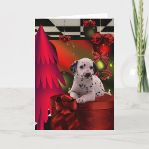 Cartes Pour Fêtes Annuelles Noël dalmatien
