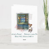 Cartes Pour Fêtes Annuelles Noël d'ange d'artisan (Dos)