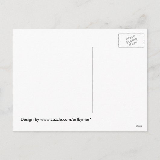 Cartes Pour Fêtes Annuelles Noël d'animaux mignons du père noël Joyeux (Dos)