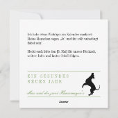 Cartes Pour Fêtes Annuelles Noël Danois géant (Dos)