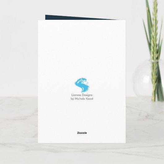 Cartes Pour Fêtes Annuelles Noël dans la forêt (Dos)