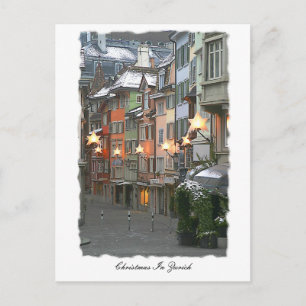 Cartes Pour Fêtes Annuelles Noël Dans La Vieille Ville