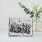 Cartes Pour Fêtes Annuelles Noël dans le Hall de l'employé (Debout devant)