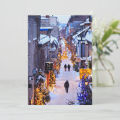 Cartes Pour Fêtes Annuelles Noël dans le quartier Petit Champlain, Québec (Debout devant)