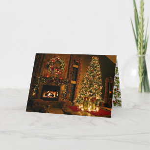 Cartes Pour Fêtes Annuelles Noël dans une ancienne maison