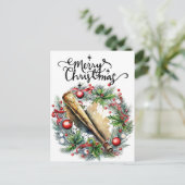 Cartes Pour Fêtes Annuelles Noël de baseball (Debout devant)