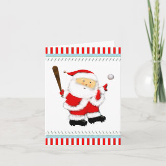 Cartes Pour Fêtes Annuelles Noël de baseball