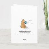 Cartes Pour Fêtes Annuelles Noël de Bob (Dos)