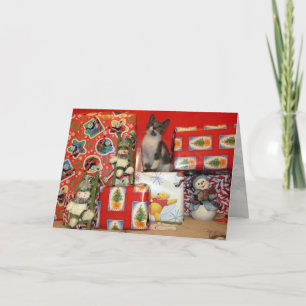Cartes Pour Fêtes Annuelles Noël de Bob - Chat / Kitten