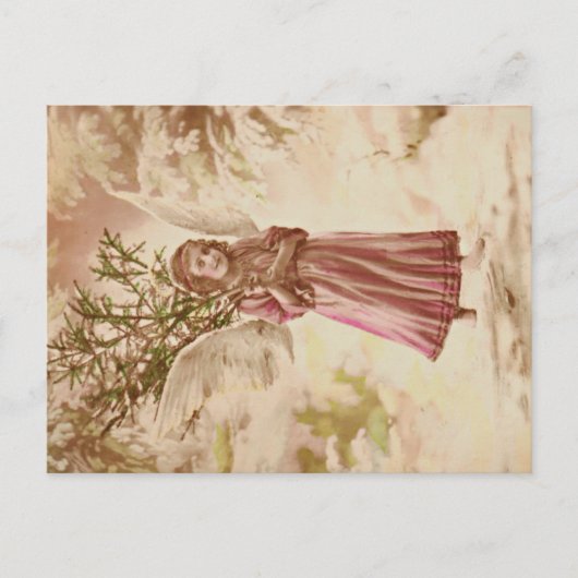 Cartes Pour Fêtes Annuelles Noël de bonbon à ange (Devant)