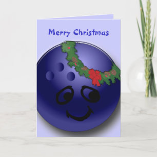 Cartes Pour Fêtes Annuelles Noël de bowling