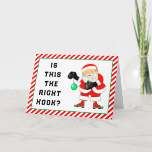 Cartes Pour Fêtes Annuelles Noël de boxe