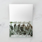 Cartes Pour Fêtes Annuelles Noël de chasse (Intérieur)