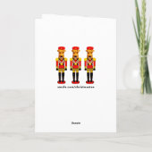 Cartes Pour Fêtes Annuelles Noël de chien drôle (Dos)