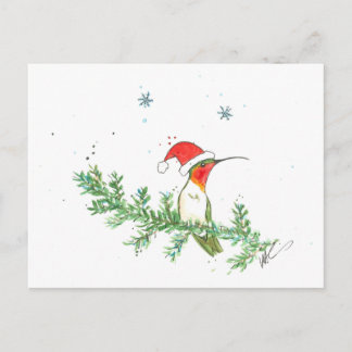 Cartes Pour Fêtes Annuelles Noël de colibri