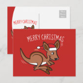 Cartes Pour Fêtes Annuelles Noël de congé (Devant / Derrière)