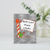 Cartes Pour Fêtes Annuelles Noël de Cthulhu (Debout devant)