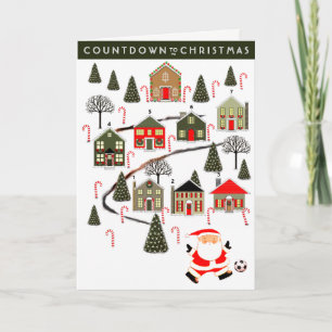 Cartes Pour Fêtes Annuelles Noël de football