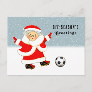 Cartes Pour Fêtes Annuelles Noël de football