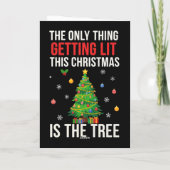 Cartes Pour Fêtes Annuelles Noël de Funny Sober (Dos)