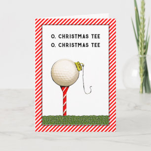 Cartes Pour Fêtes Annuelles Noël de golf