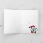 Cartes Pour Fêtes Annuelles Noël de great dane (Intérieur)