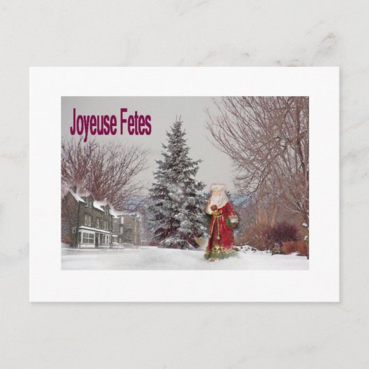 Cartes Pour Fêtes Annuelles Noel de Joyeu (Devant)