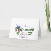 Cartes Pour Fêtes Annuelles Noël de la chèvre Saanen (Dos)