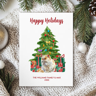 Cartes Pour Fêtes Annuelles Noël de la famille des chats perses