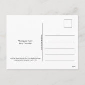 Cartes Pour Fêtes Annuelles Noël de la Nativité chrétienne moderne (Dos)