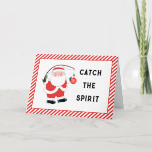 Cartes Pour Fêtes Annuelles Noël de la pêche