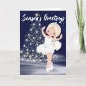 Cartes Pour Fêtes Annuelles Noël de la Reine des neiges de Nutcracker (Devant)