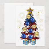 Cartes Pour Fêtes Annuelles Noël de la restauration (Devant / Derrière)