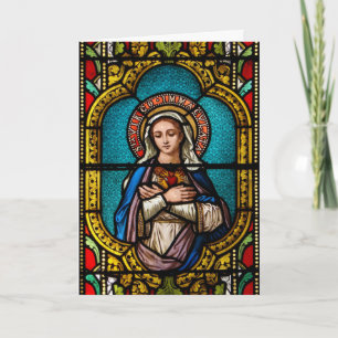 Cartes Pour Fêtes Annuelles Noël de la Vierge Marie