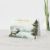 Cartes Pour Fêtes Annuelles Noël de l'Elbe russe (Devant)