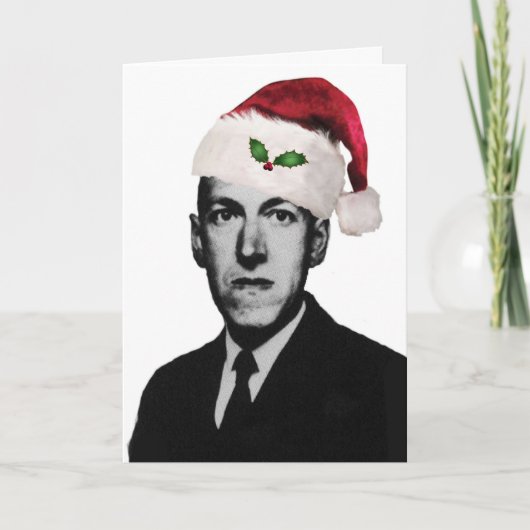 Cartes Pour Fêtes Annuelles Noël de Lovecraft (Devant)