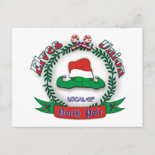 Cartes Pour Fêtes Annuelles Noël de l'Union des elfes