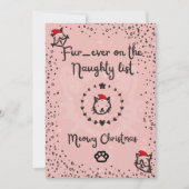 Cartes Pour Fêtes Annuelles Noël de Meowy (Devant)