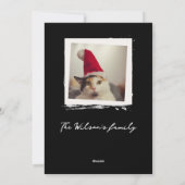 Cartes Pour Fêtes Annuelles Noël de Meowy (Dos)