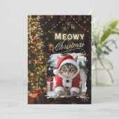Cartes Pour Fêtes Annuelles Noël de Meowy (Debout devant)
